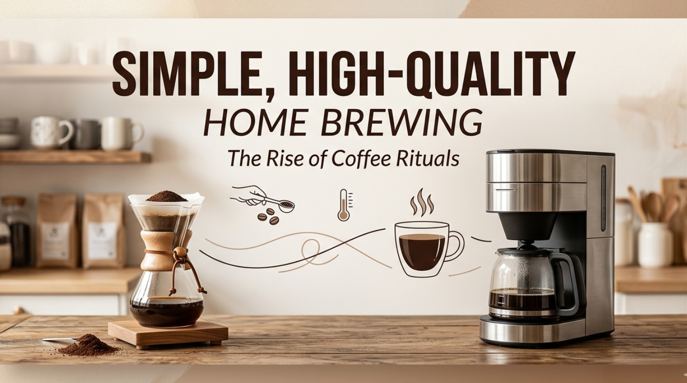 The Rise of Simple, High-Quality Home Coffee Brewing